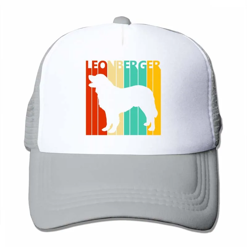 Leonberger, Ретро стиль, Leonberger, собака, подарок#1336, бейсболка для мужчин и женщин, Кепка для водителя грузовика, модная, Регулируемая Кепка - Цвет: 4-Gray