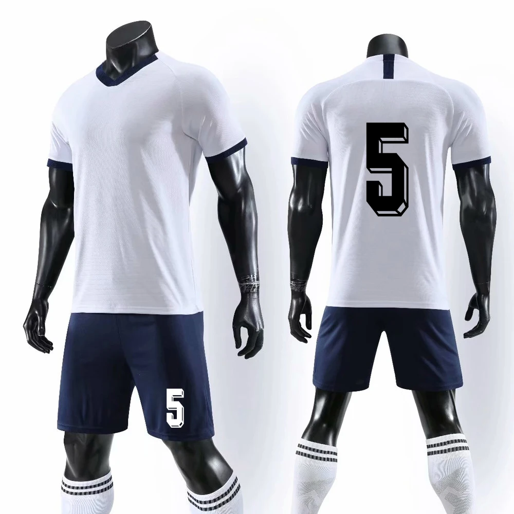 Мужские футбольные майки под заказ с номером 19-20, дышащие спортивные футбольные комплекты для мальчиков, тренировочный костюм, спортивный костюм - Цвет: CT 5