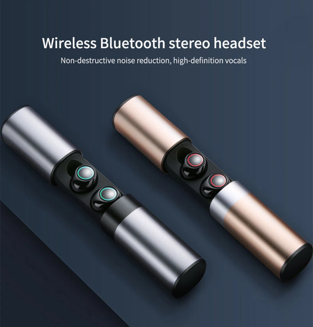 ANRY S2 4,2 True TWS беспроводные наушники, Bluetooth наушники, спортивные наушники, стерео гарнитура с зарядным устройством 1200 мАч, супер мощность