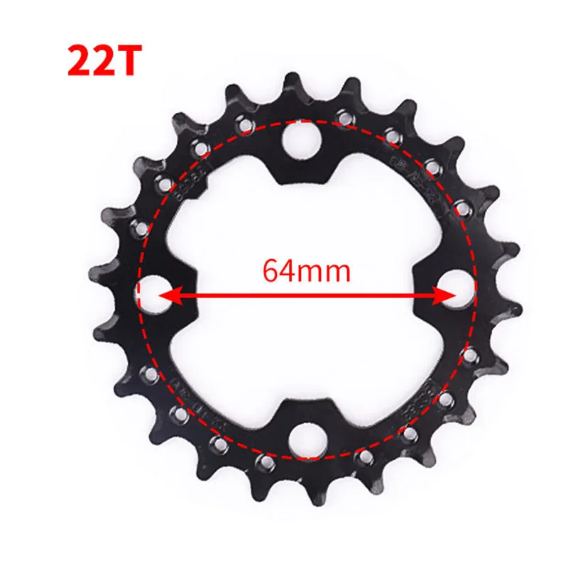 Mountain bike sprocket wheel 22T 32T 42T 44T bicycle sprocket wheel Chainring For Crankset m590 m430 Folding Bike