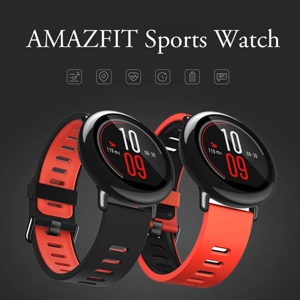 Умные часы Huami AMAZFIT Pace с глобальной версией, спортивные, фитнес, gps, Bluetooth, 4,0, пульсометр, gps+ ГЛОНАСС, умные часы