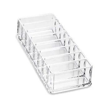 

Transparent 8 Slots Makeup Organizer Eye Shadow Storage Box Acrylic Powder Organizer Dress Table Holder Case 21.8*9*4.5cm