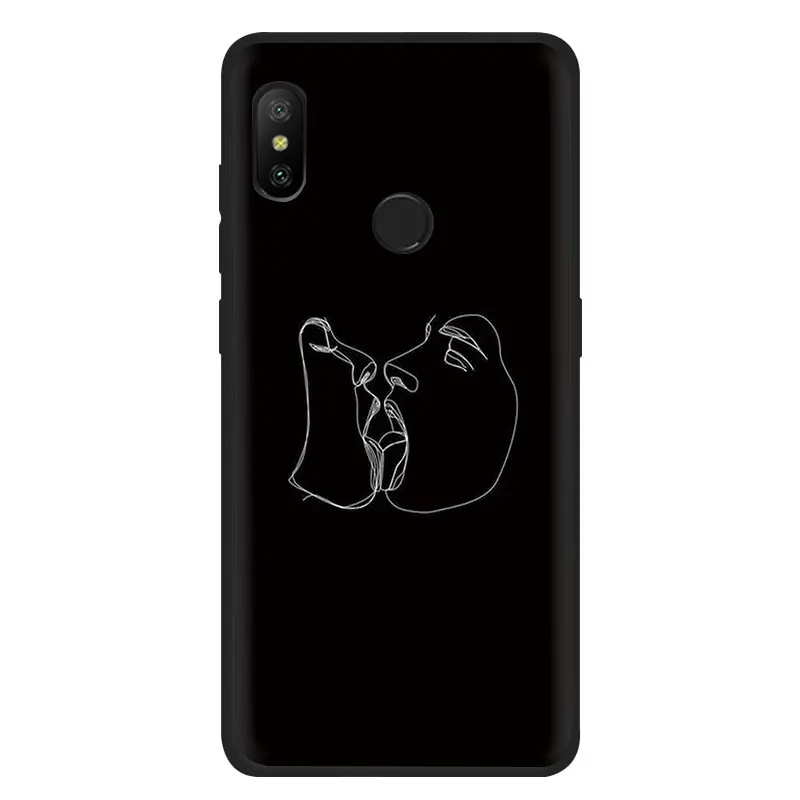 B4 Арт абстрактные линии Мягкий ТПУ чехол для телефона Redmi K20 4A 4X5 6 5A 6A 7 Go Note 5 6 7 8 Pro - Цвет: B4