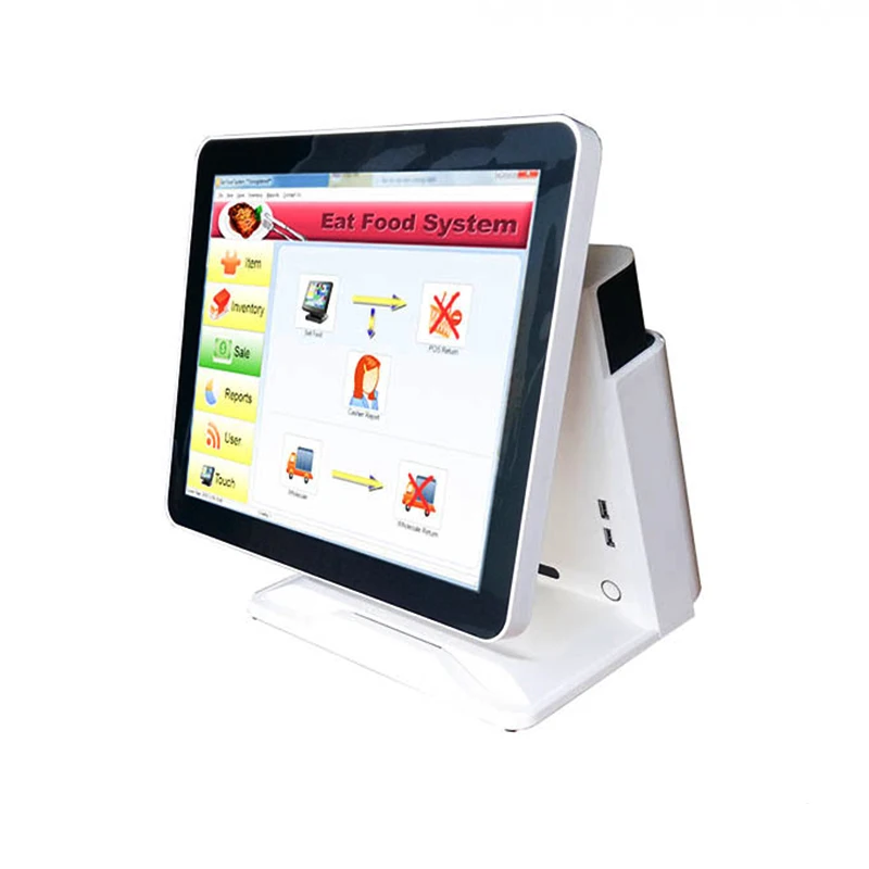

pos all in one 15inch flat screen epos computer for restaurant pos system