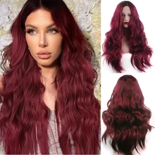 

Long Ombre Light Grey Brown Blonde Pink Wavy Wig Cosplay Party Daily Synthetic Wig for Women High Density Temperature Fibre