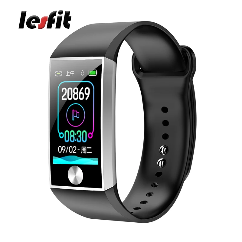 Мужской смарт-браслет Lesfit спортивный цифровой браслет для девушек на Android