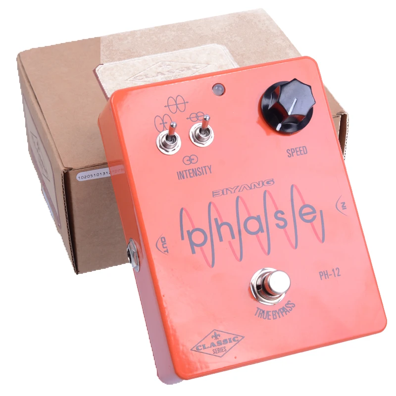 Biyang PH-12 MXR Phase 100 эффект на заказ истинный обход управления Скорость педаль эффектов для электрогитары с Золотая педаль разъем