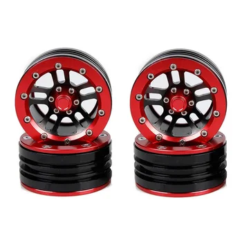 

4PCS Metal Alloy 1.9 Inch Beadlock Wheel Rim / Wheel Hub for 1/10 RC Crawler Axial SCX10 90046 D90 D110 TF2 CC01