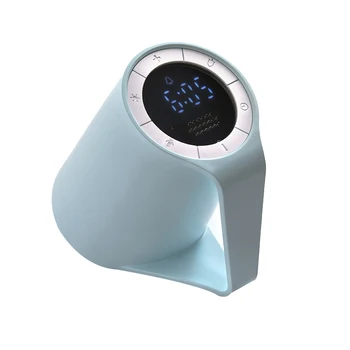 

Alarm Clock Voice Control 1200MAh Rechargeable Battery Recorded Message Function Adjustable LED Nightlight Alarm Clock