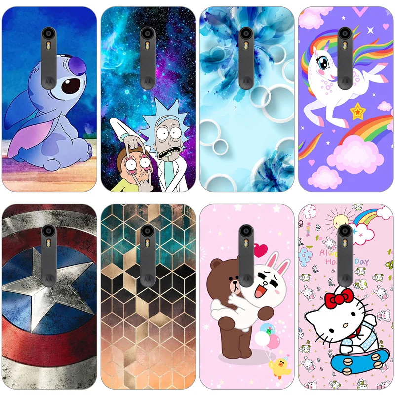 

Fashion Painted Phone Case For Motorola Moto G3 G 3rd 3 Gen XT1541 XT1542 XT1543 Silicone Soft TPU Back Cover Cases