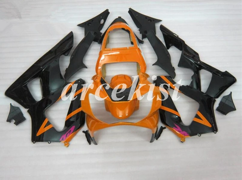 

Injection Mold New ABS Motorcycle Fairings Kit Fit for HONDA CBR900RR CBR929RR 929 00 01 2000 2001 Bodywork set Orange black