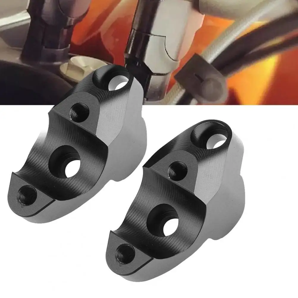 

1 Pair Handlebar Risers Wear resistant High Strength Aluminium Alloy Motorcycle Handlebar Clamp for 1050/1090/1190/1290