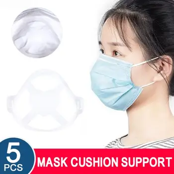 

3D Mask Bracket Breathable Valve Mouth Mask Support Breathing Assist Mask Inner Cushion Bracket Food Grade PE Mask Holder
