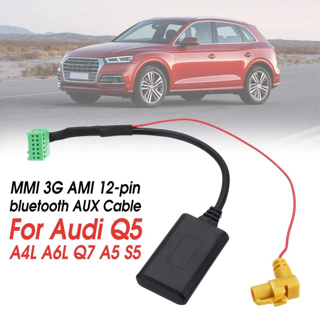 Беспроводной Mmi 3G Ami 12 контактный Bluetooth подключения к разъему Aux адаптер o Вход в
