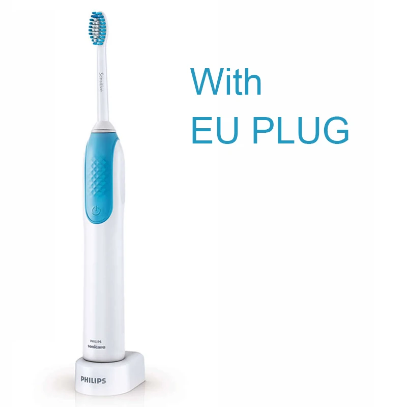 Philips HX3120 Соник качество электрическая зубная щетка водонепроницаемый перезаряжаемый умный обратный отсчет умный таймер Безопасный и нежный - Цвет: HX3120 Add EU Plug