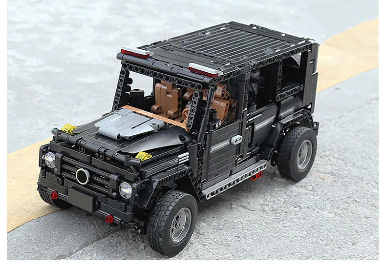 Benz AWD G5500 светодиоды, электрические приборы, совместимые с IEGOset MOC-2425 20100 2,4G RC APP технология монтажный блок кирпичи модель игрушки