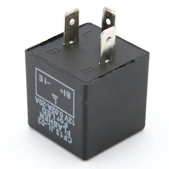 

3-Pin Electronic Flasher Relay Module CF-13 Fix LED Turn Signal Light Fast Flash for Motorbike 12V Flasher for Led