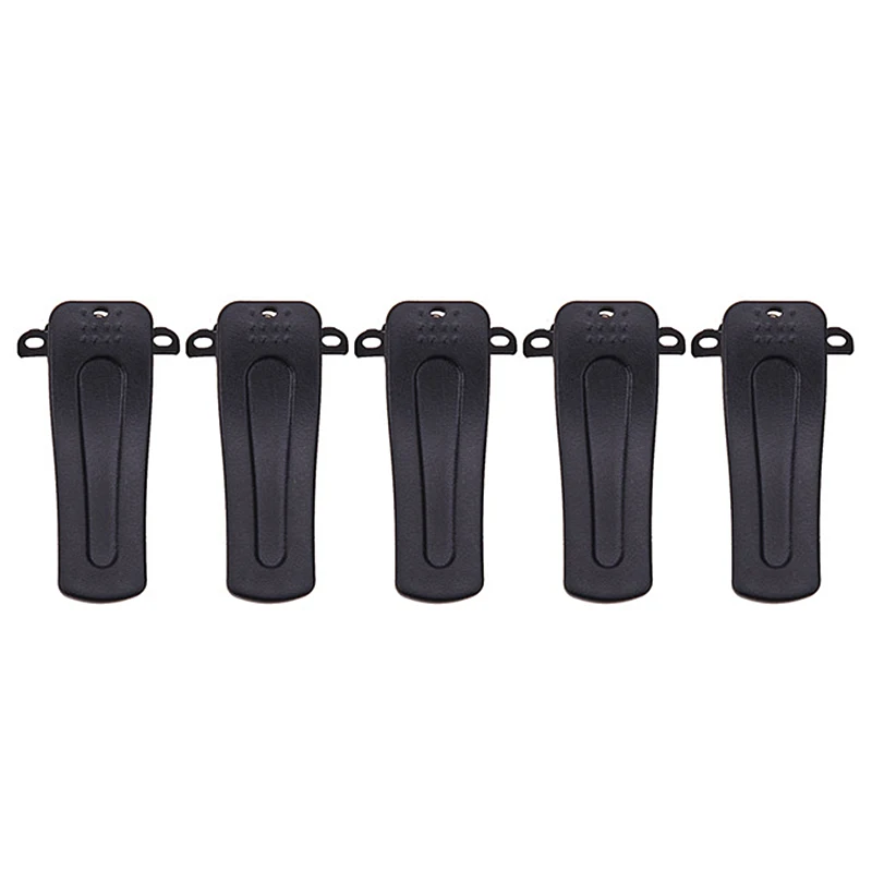 5PCS Belt Clip for H777 Hot Model Baofeng Radio BF-666S BF-777S BF-888S 666S 777S 888S Walkie Talkie Accessories clamps Black | Мобильные