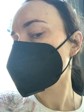 Máscara de respirador KN95 de varios colores, mascarilla FFP2 reutilizable, protectora para la boca, FFP2, FPP2, 5-100 Uds., color negro aprobado