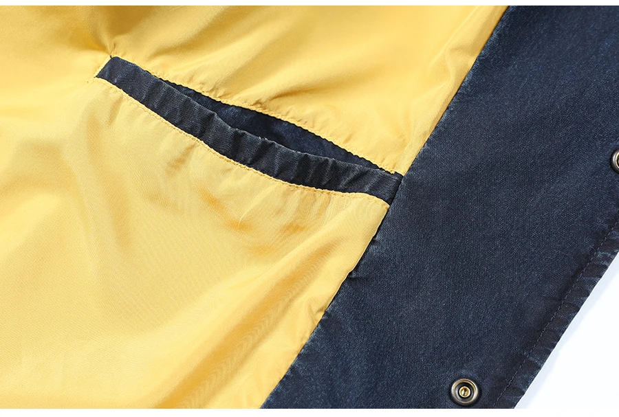 Мужская винтажная куртка-бомбер SIMWOOD, модная куртка с вышитой бейсбольной эмблемой цвета индиго, куртка контрастной расцветки, модель 90372 на осень и зиму