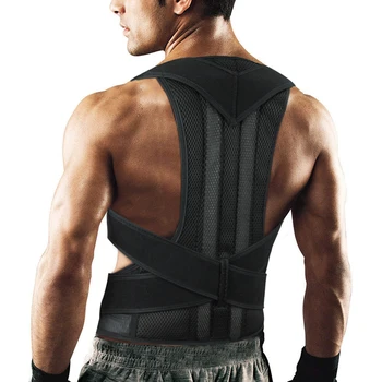 

Adjustable Posture Corrector Back Support Shoulder Lumbar Brace Support Corset Back Belt Posture Correction for Men Dropshipping