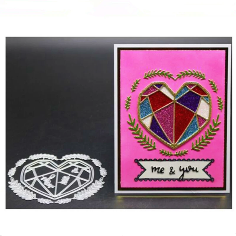 YINISE Metal Cutting Dies For Scrapbooking Stencils Heart Wedding DIY Paper Album Cards Making Embossing Folders Die Cuts CUT | Дом и сад