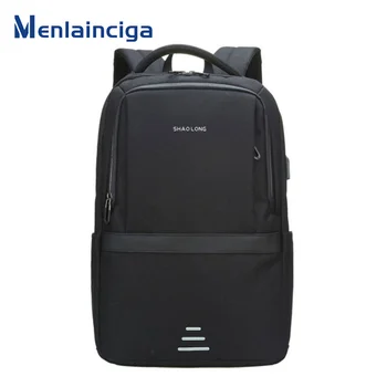 

MENLAINCIGA Large Capacity Reflective Mark Men Backpacks USB Charge Waterproof Business Backpack Multi Function backbag Y0066
