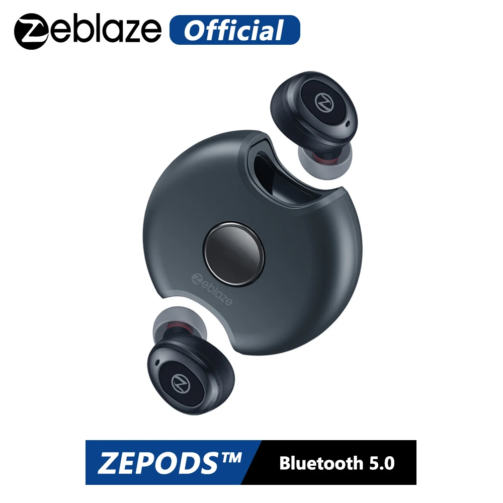 Offerte Zeblaze Zepods™Totalmente Senza Fili Auricolari Bluetooth5.0 360 ° di Rotazione Disegno IPX5 Impermeabile 18 Ore di Vita Della Batteria di Ricarica Veloce