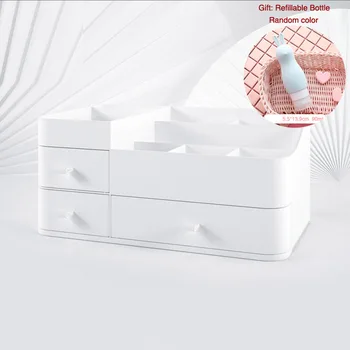 

Large Capacity Makeup Organizer Cosmetic Storage Box Nail Polish Organizer Makeup Box Drawer Cosmetic Organizer Container