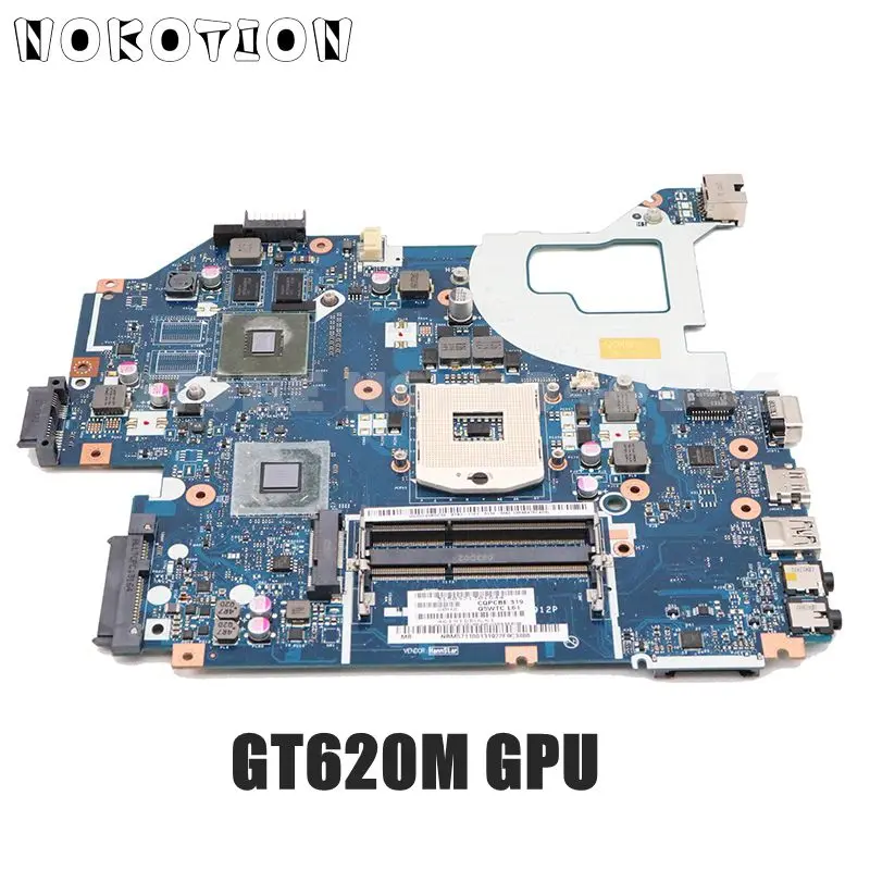 Материнская плата NOKOTION для ноутбуков Acer aspire NBY1711001 NB.Y1711.001 Q5WVH HM77 DDR3 GT620M 1 ГБ V3 571G