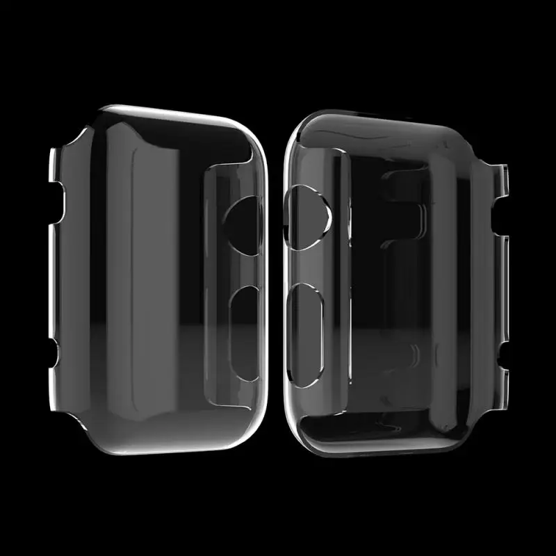 1 unit watch screen pc cover case for iWatch 2 38mm protective case cover smart watch screen film for apple watch 2 38mm