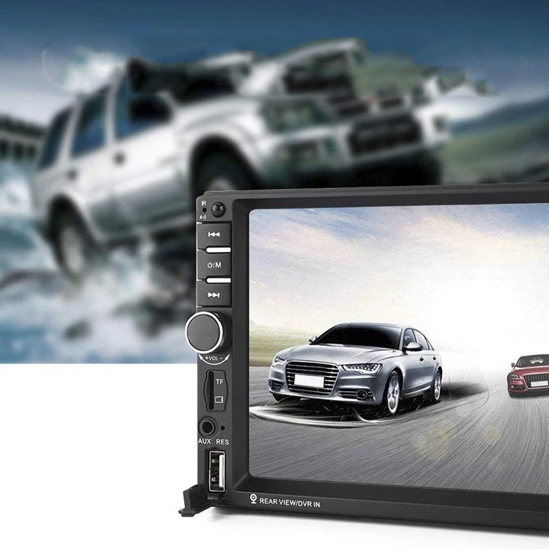 Автомобильный MP5 7060B 7 дюймовый HD TFT Sn Bluetooth видеоплеер FM радио AUX USB камера заднего