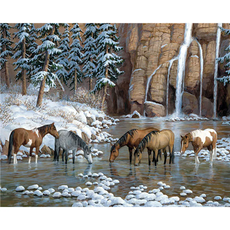 painting by number21 Landscape Boat painting by numbers paint by number for adults DIY coloring by numbers oil numbered number paintings - Color: painting by number21