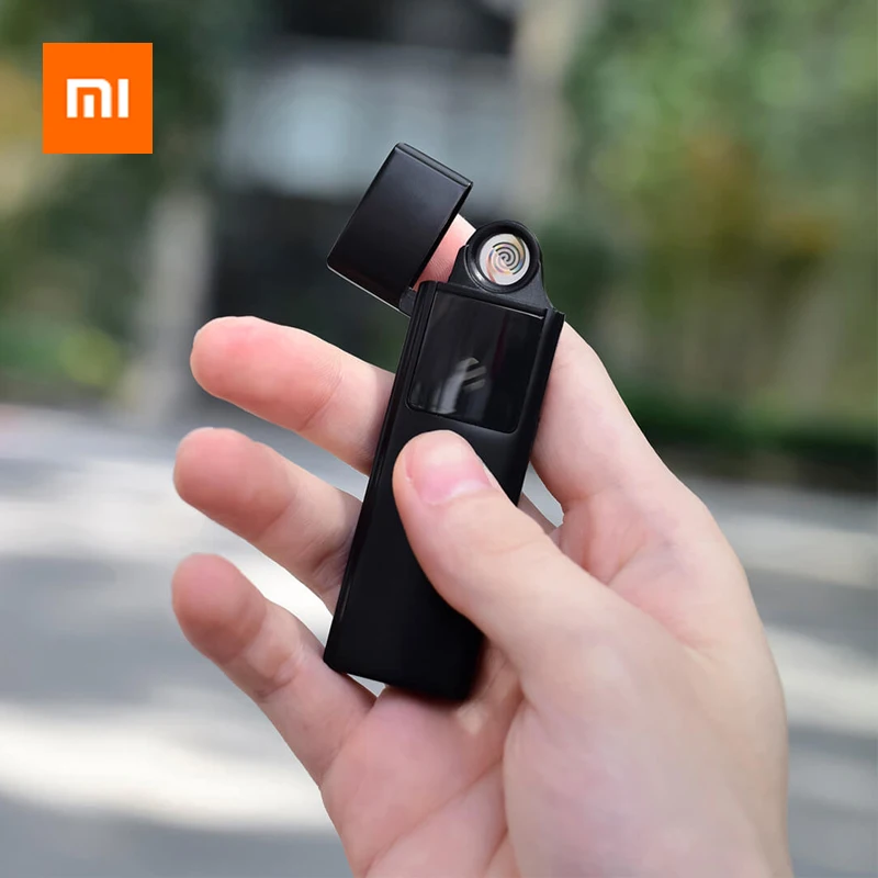 Xiaomi Beebest металлический электронный прикуриватель USB Перезаряжаемый сенсорный экран ветрозащитные сигареты гаджеты для мужчин безопасный без огня