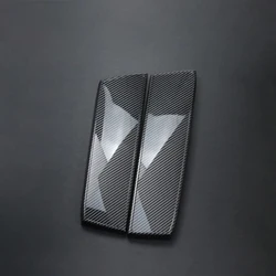 Couverture de boîte d'autocollants de décoration pour accoudoir central de voiture, pour BMW série 5 G30 G38, accessoires de décalcomanies en Fiber de carbone 