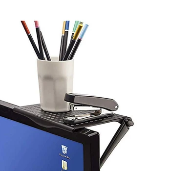 

Adjustable Screen Top Shelf Desktop Storage Rack Durable Multi-way Home Storage Holder Space Saving Home Storage Organization