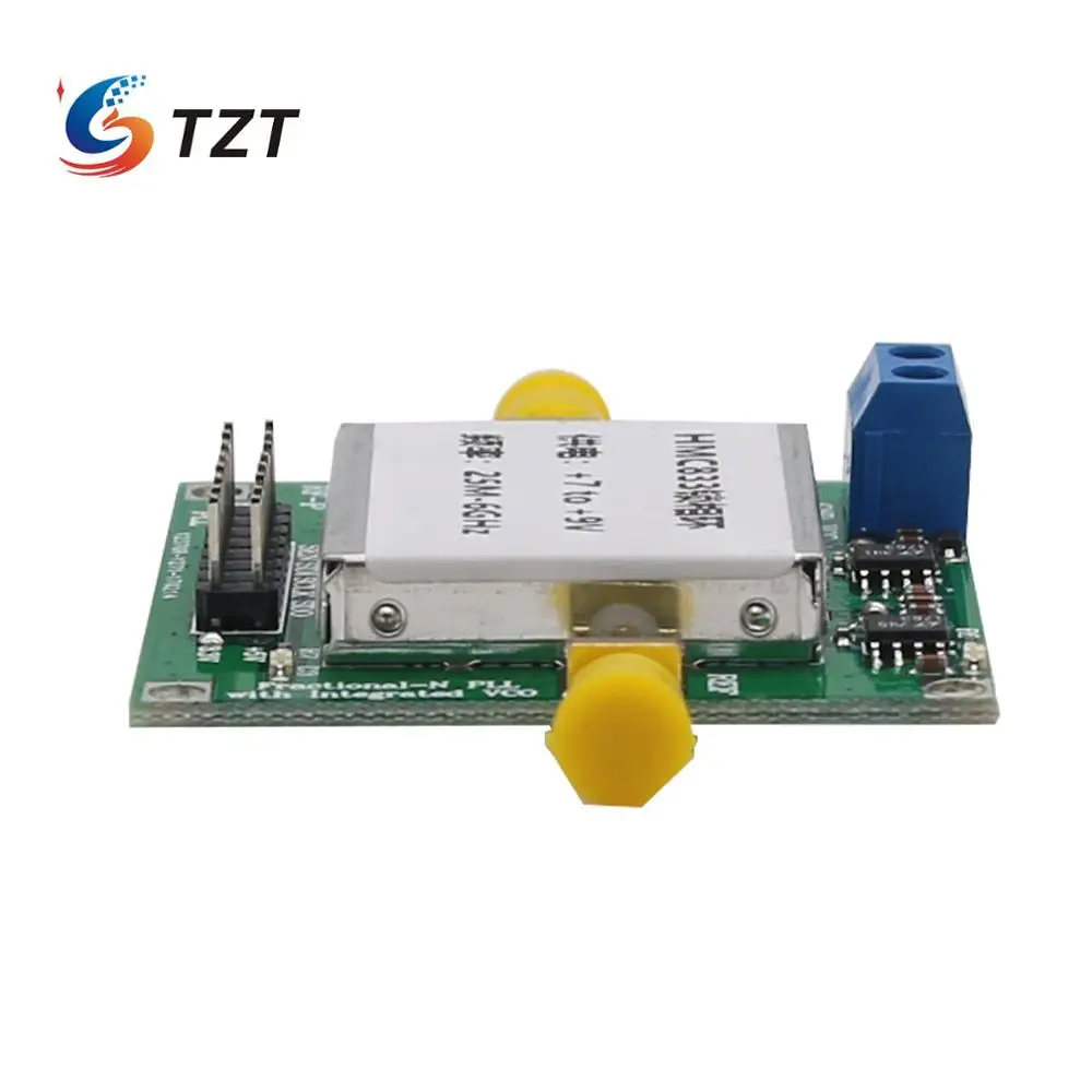  TZT 25MHz-6GHz HMC833 Phase-Locked Loop Module RF Signal Generator 7V to 9V HMC833 Core Board