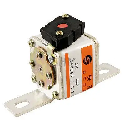 

500V 350A White Ceramic Short-circuit Overload Protection Fast Fuse