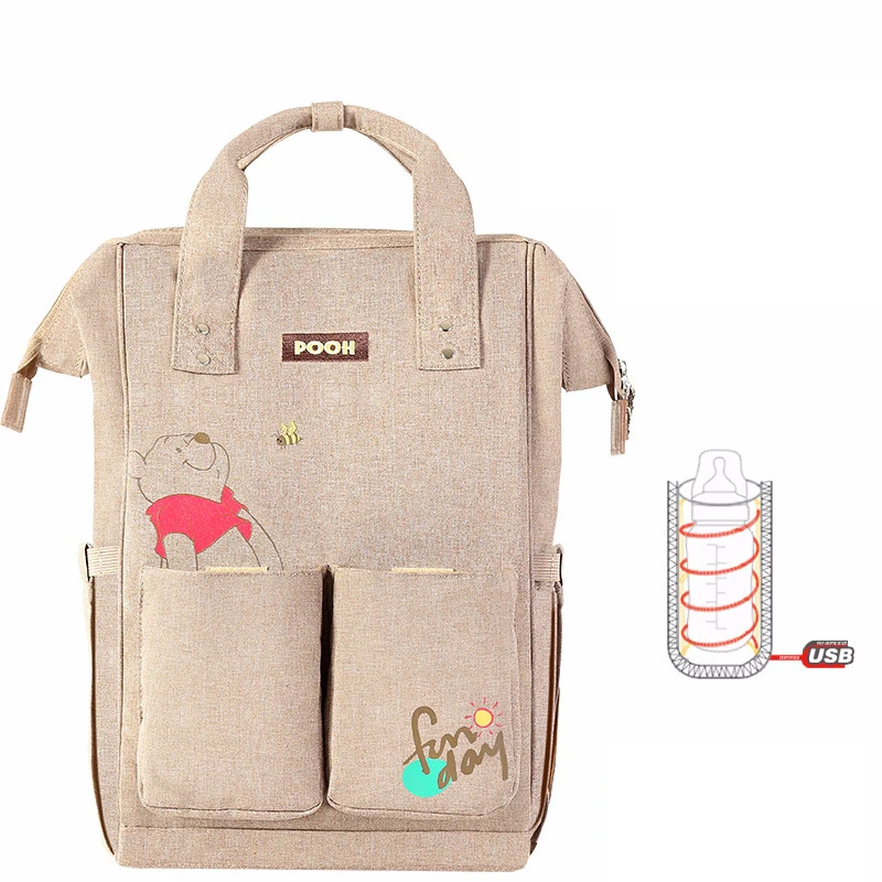 Дисней детская мультяшная Сумка Микки мама коляска colorland Пеленки backbag уход biberon