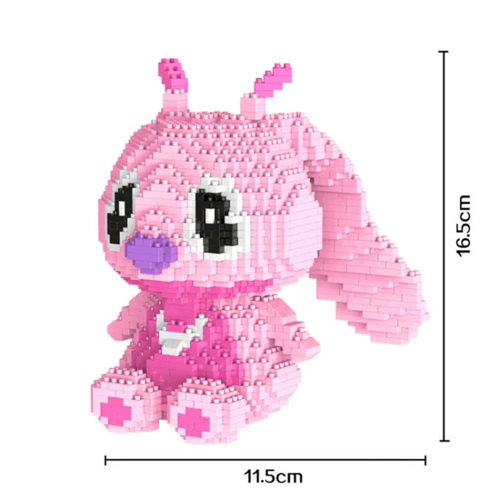 hot LegoINGlys creators classic American cartoon Stitch Point Angie model mini micro diamond blocks nano bricks 2