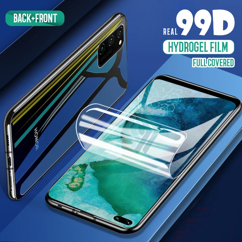 88D Передняя и задняя мягкая Гидрогелевая Защитная пленка для Huawei Nova 5 5i 6 5T Honor 8X 10 20