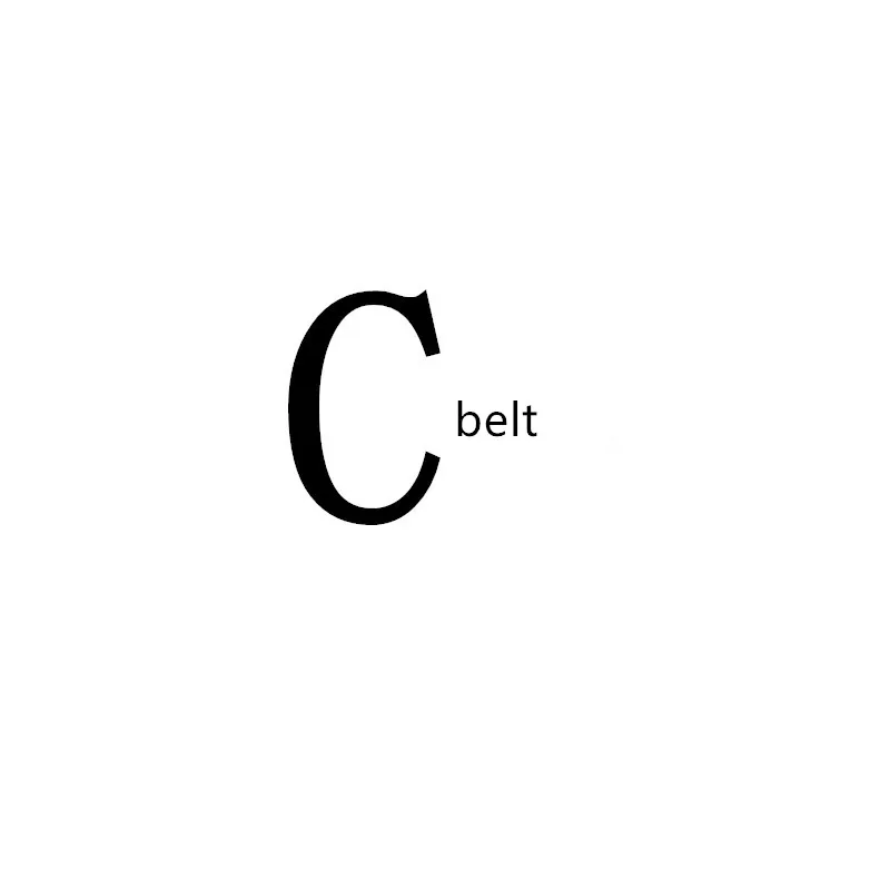 

David zhang letter C belt big sale