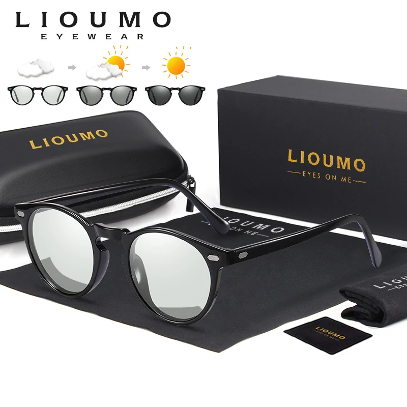 Очки солнцезащитные LIOUMO TR90 для мужчин и женщин небольшие Поляризационные