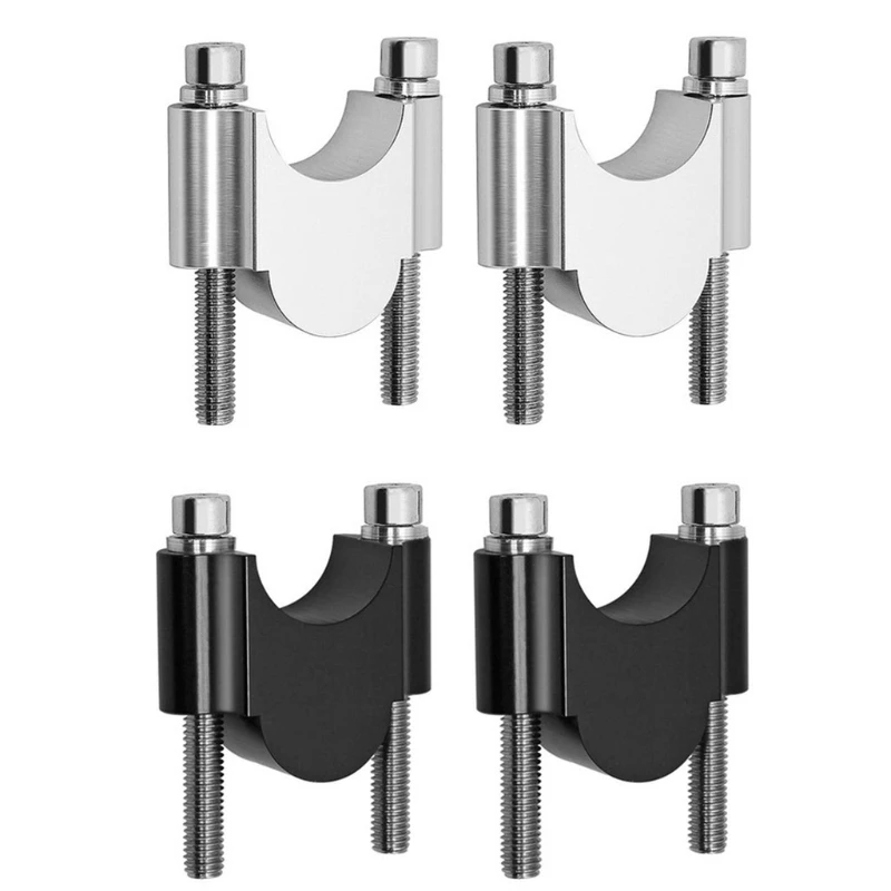 

2024 New Motorcycle Handlebar Riser Kit Universal Bar Clamps 22mm For Motorcycle ATV Scooter 30mm Rise