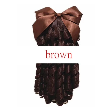 Королевский рулон волос конский хвост Зажим Черная Принцесса Продукты для волос средневековые европейские волосы для женщин Вечеринка голова носить аксессуары - Цвет: brown