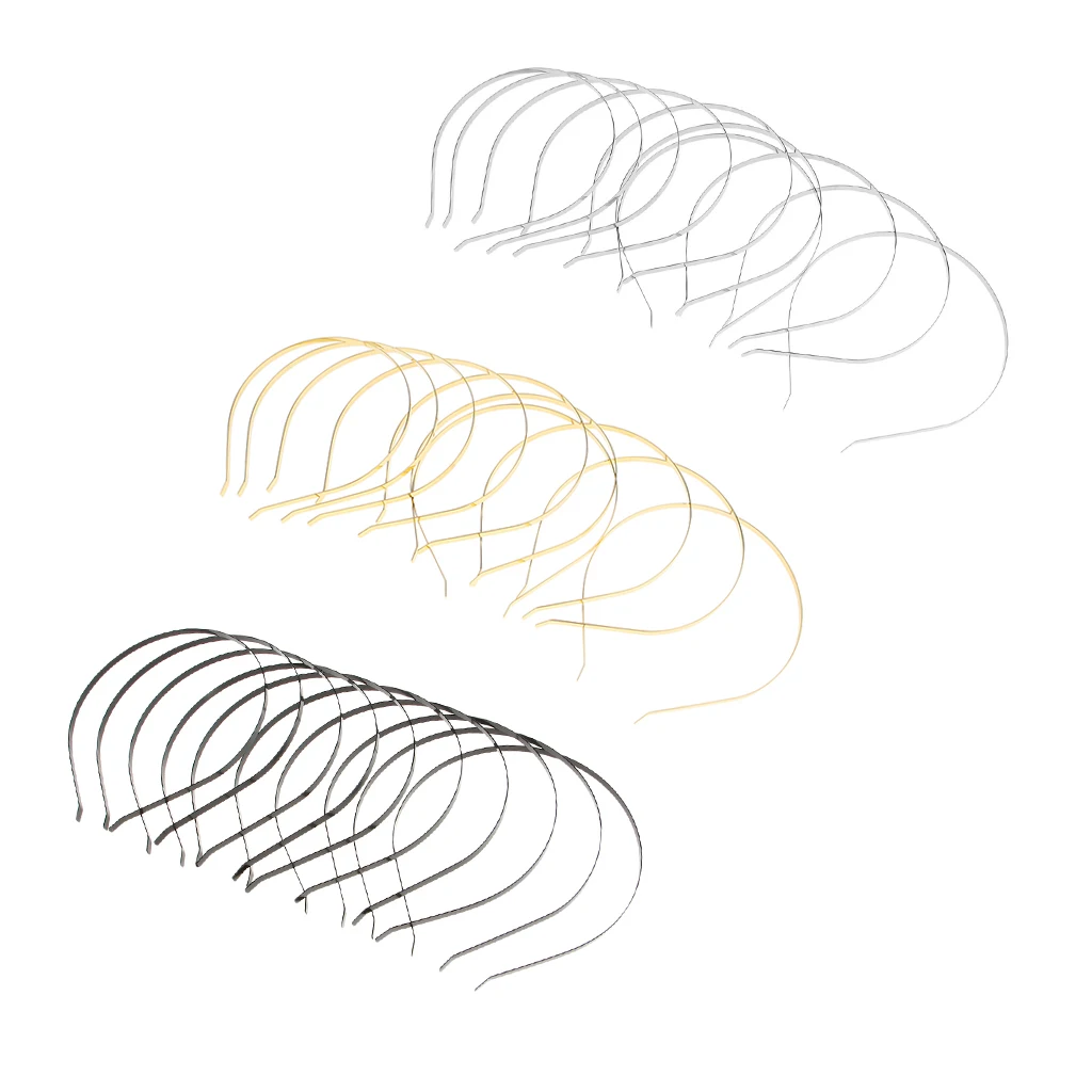 30/pack Plain Metal Headband Hair Band Frame Hair Hoop Headwear DIY Crafts 30/pack Plain Metal Headband Hair Band Frame Hair Hoop Headwear DIY Crafts