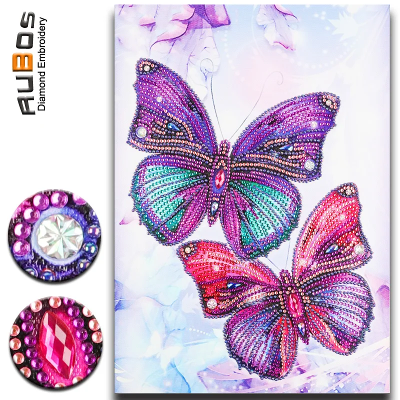 DIY 5D Diamond Painting Butterfly Animals Embroidery Art Dotz Gem Paint Bead Crystal Rhinestone Drill Picture Kits for Adults (5)
