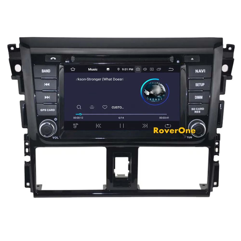 Top RoverOne Car Multimedia Player For Toyota Yaris Vios Sedan 2014 2015 Android 9.0 Octa Core Radio DVD GPS Stereo System PhoneLink 9 Top RoverOne Car Multimedia Player For Toyota Yaris Vios Sedan 2014 2015 Android 9.0 Octa Core Radio DVD GPS Stereo System PhoneLink 9