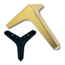 4 шт металлическая ножка для шкафа, Золотая ножка для шкафа, 10 см/13 см/15 см/17 см фурнитура для мебели