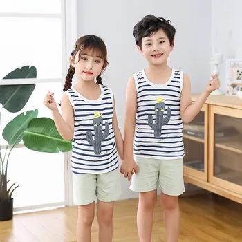 

Kids Pajamas Summer Children's Pajama Sets Baby Girls Sleepwear Child Short Sleeves Pyjamas Boys Cotton Pijamas Clothing Sets
